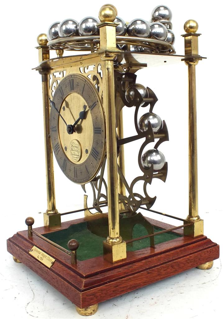Harding & Bazeley Spherical Weight Clock Rolling Ball Sinclair