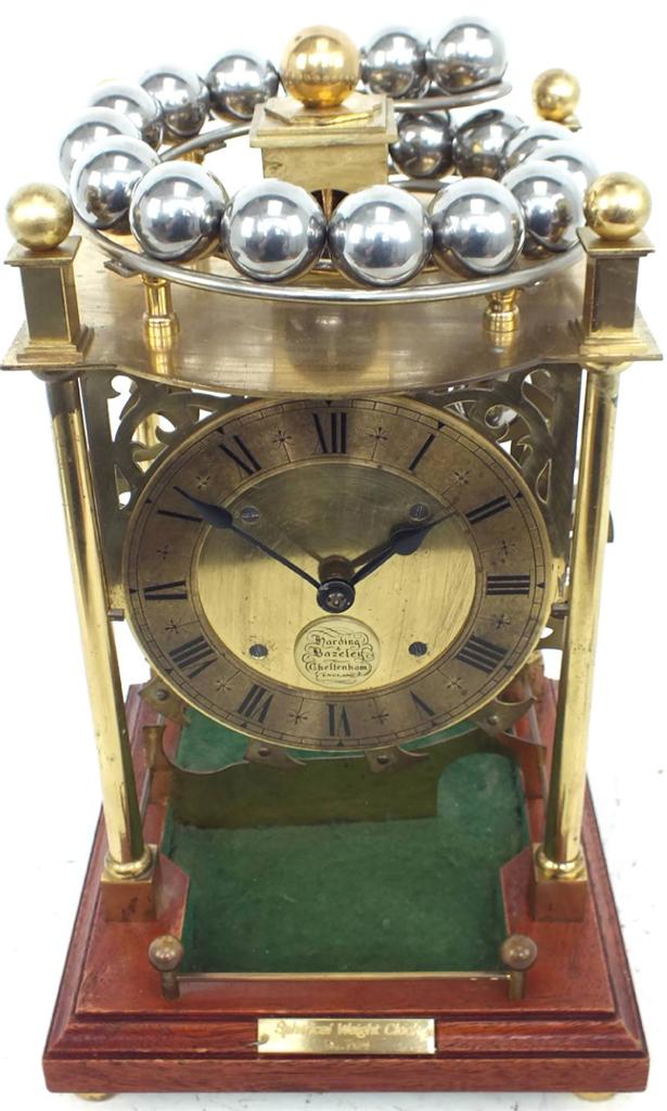 Harding & Bazeley Spherical Weight Clock Rolling Ball Sinclair
