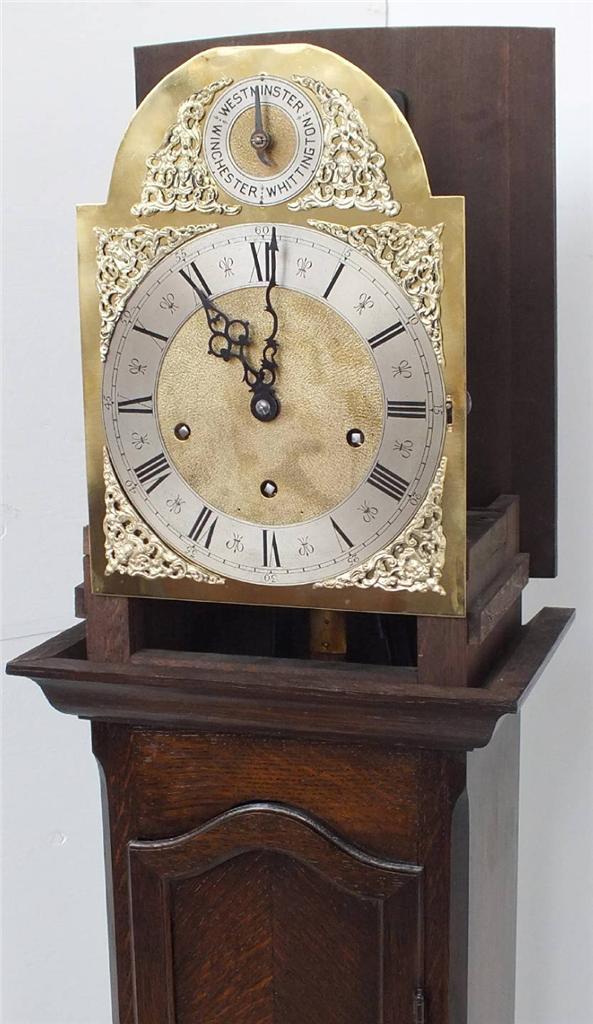 Triple Chime Grandfather Clock Westminster Chime Longcase Antique