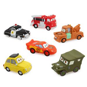 disney store cars bath toys