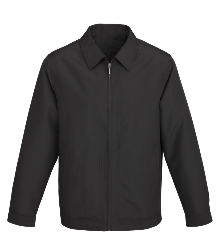 MEN'S STUDIO JACKET BUSINESS CORPORATE OFFICE EXECUTIVE BLACK WORK NEW