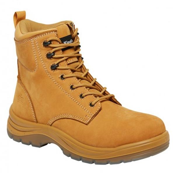 King Gee Cook Nubuck Work Boot Steel Toe Cap Safety Leather Workwear Lace K27750 eBay