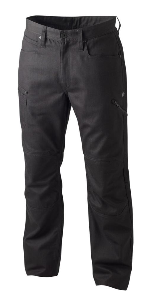 black tradie pants
