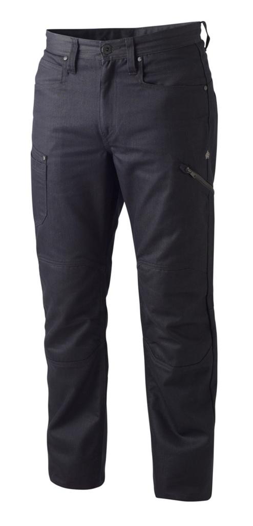black tradie pants