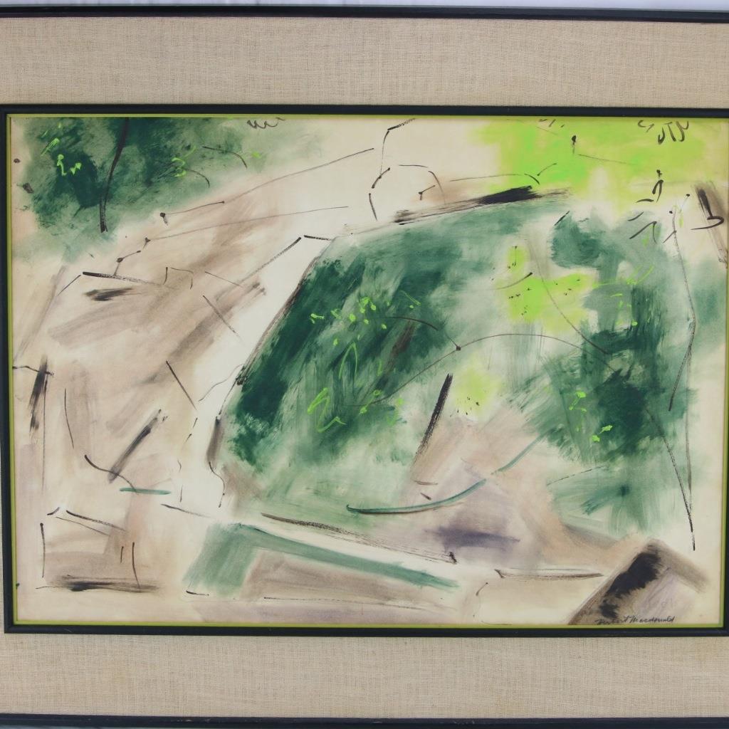 Herbert Evans Macdonald Amer 1898 1972 Mid Century Abstract
