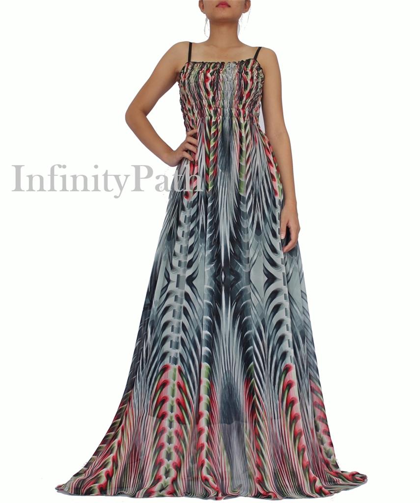 Shop by category Wear the latest in women's maxi dresses to brighten the long autumn days and bring that stylish look to every day. Pick up a floral design and add a jean jacket for a cheerful vibe. Or grab a free-flowing, ankle length maxi dress and cinch it with your favorite belt for that elegant, graceful look.