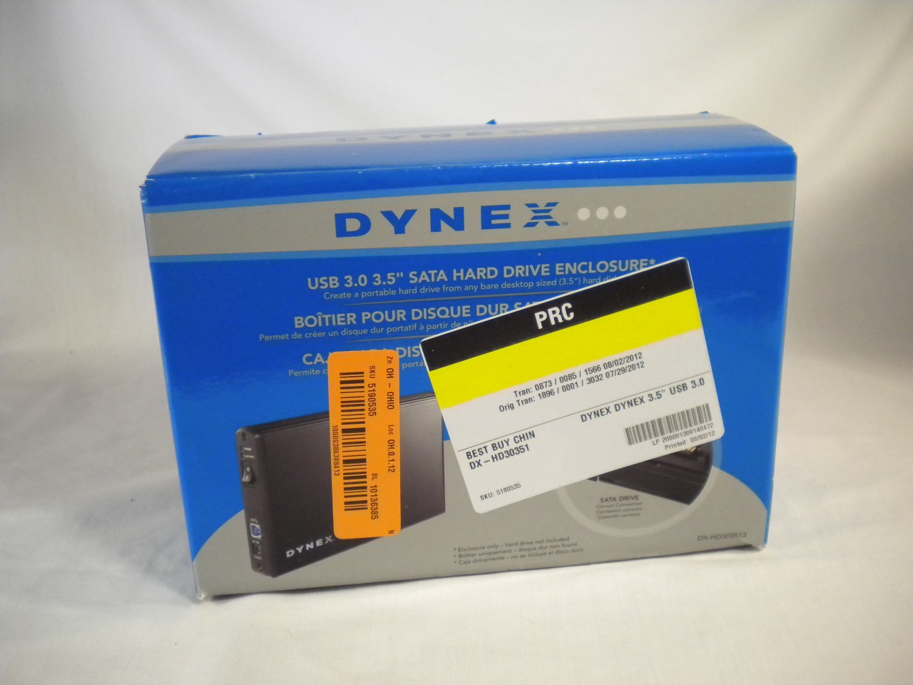 Dynex 3.5" Serial ATA Hard Drive Enclosure Black DXHD303513 eBay