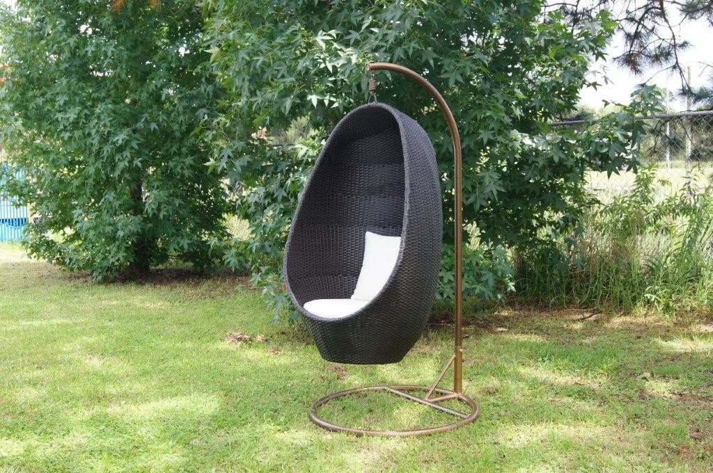 New Wicker BBQ Indoor Outdoor Hanging Egg Chair | eBay