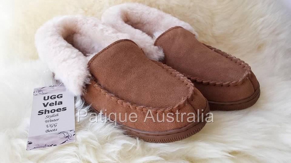 Genuine Australian Wool Ladies Winter Slippers Mocassins (UGG Vela Shoes) eBay