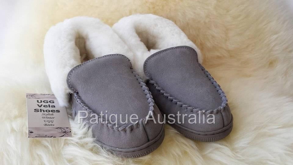 Genuine Australian Wool Ladies Winter Slippers Mocassins (UGG Vela Shoes) eBay