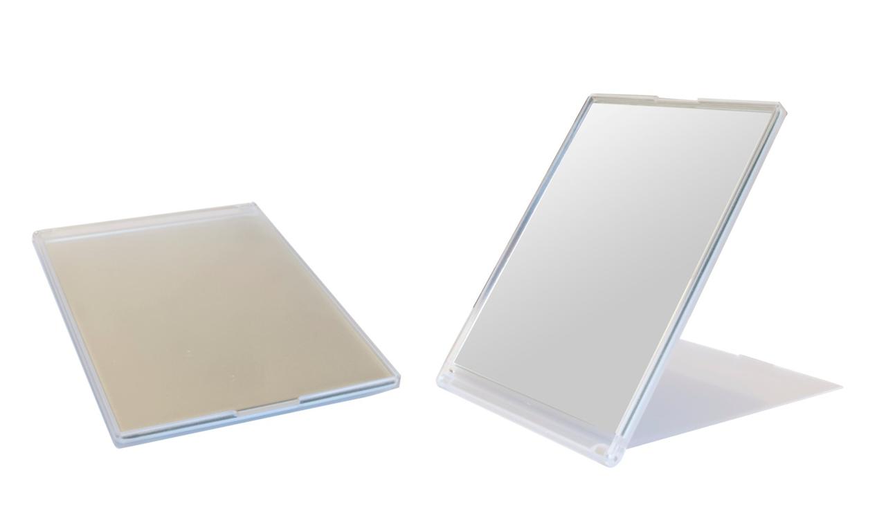 Rectangular Compact Mirror Handbag Mirror Makeup Folding Mirror 15cm x