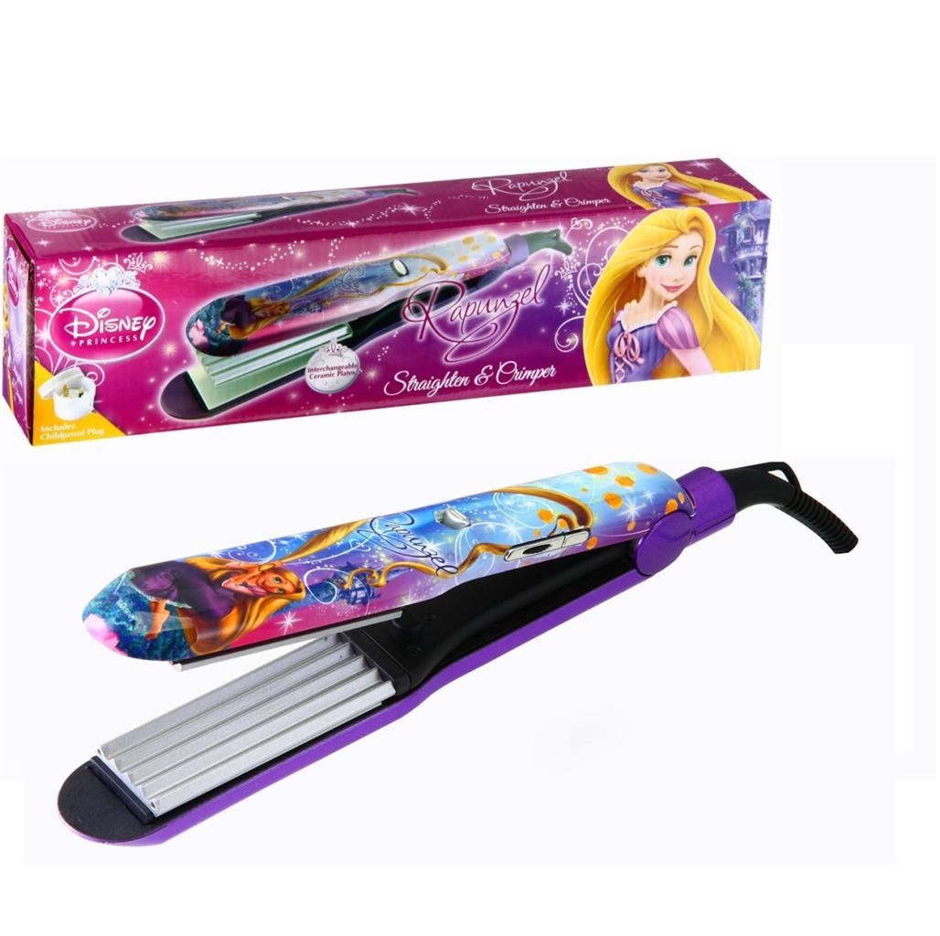 hair crimper straightener rapunzel proof plug disney child princess