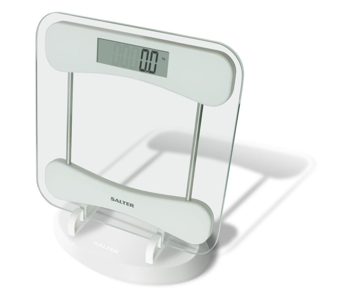Salter StowAWeigh 9055 WH3R Electronic Glass Bathroom