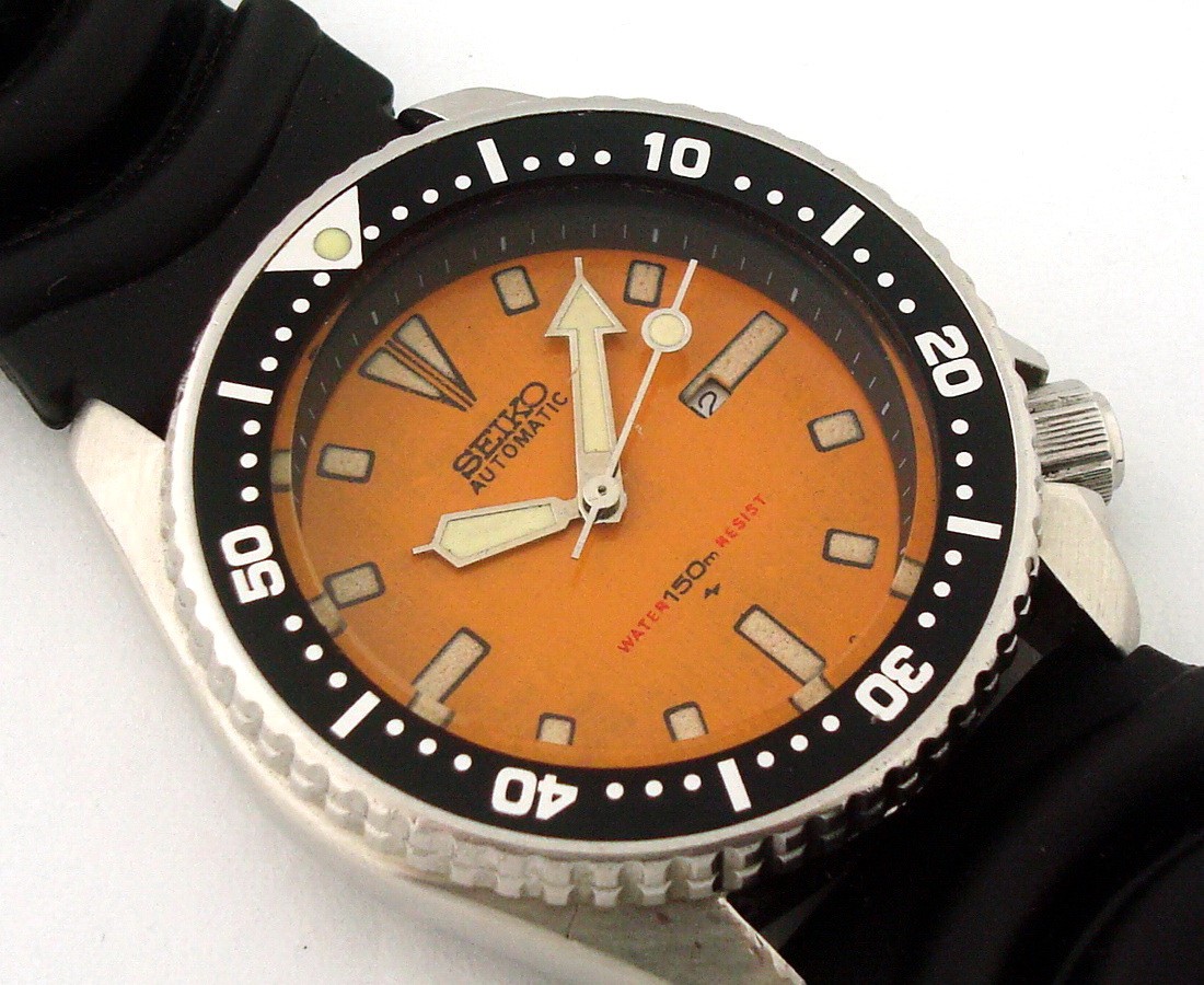 FS: Seiko 4205-015T Midsize Medium 150m Divers Orange Dial $60 [SOLD] - Seiko & Citizen Watch 