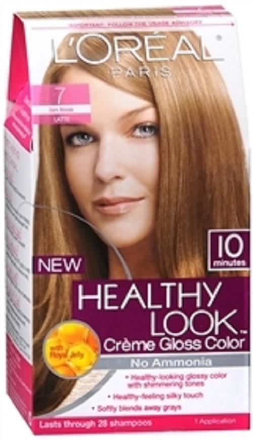 LOREAL HEALTHY LOOK CREME GLOSS HAIR COLOR NO AMMONIA- YOU CHOOSE THE