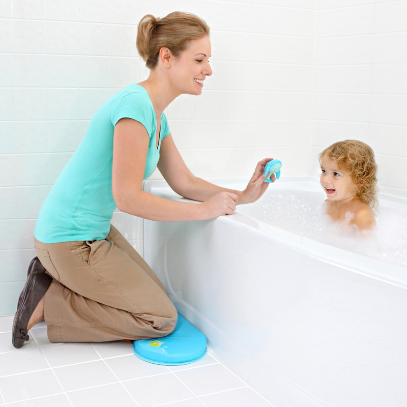Brica Bath Kneeler Ultra Comfy Bath Time Kneeling Pad, Water