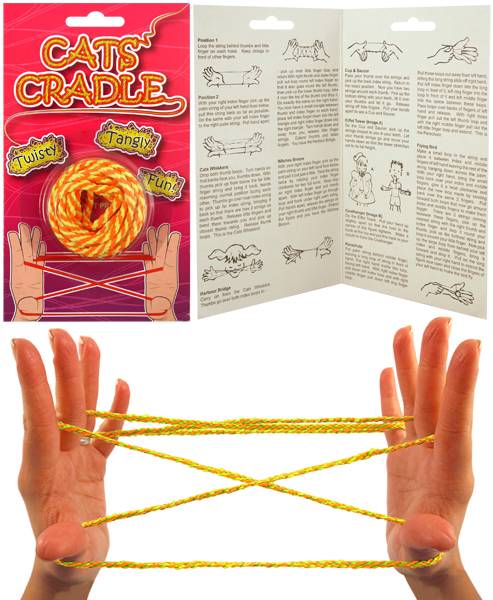2 X CATS CRADLE CLASSIC CHILDREN'S TRADITIONAL GAME STRING AND ...