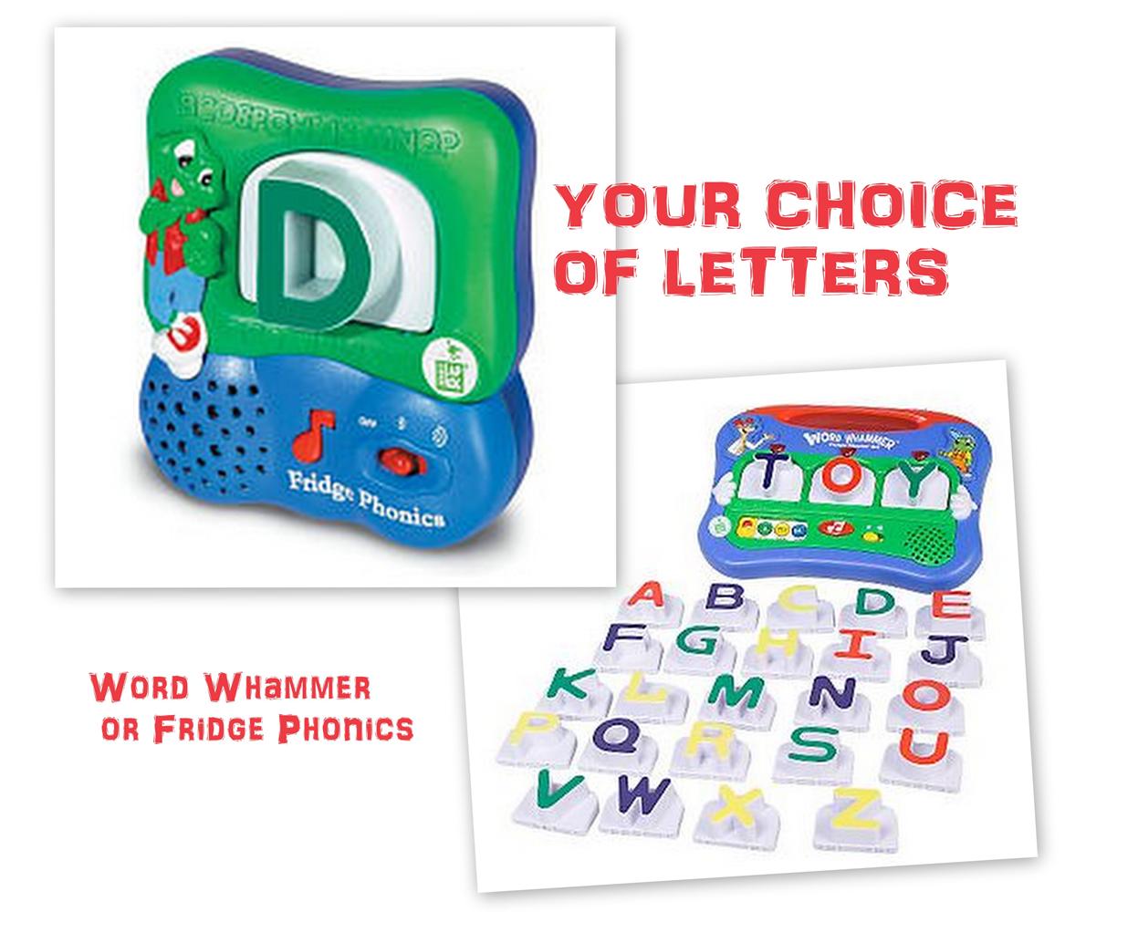 Leap Frog Fridge Phonics Word Whammer Choice of Replacement