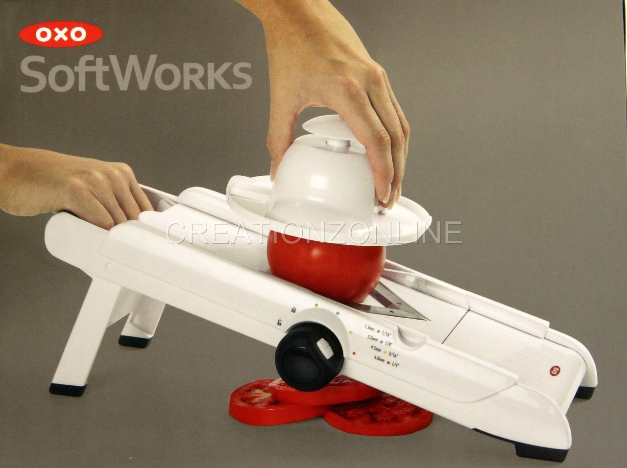 OXO V BLADE MANDOLINE SLICER CUTTER SOFTWORKS BPA FREE NEW S/STEEL