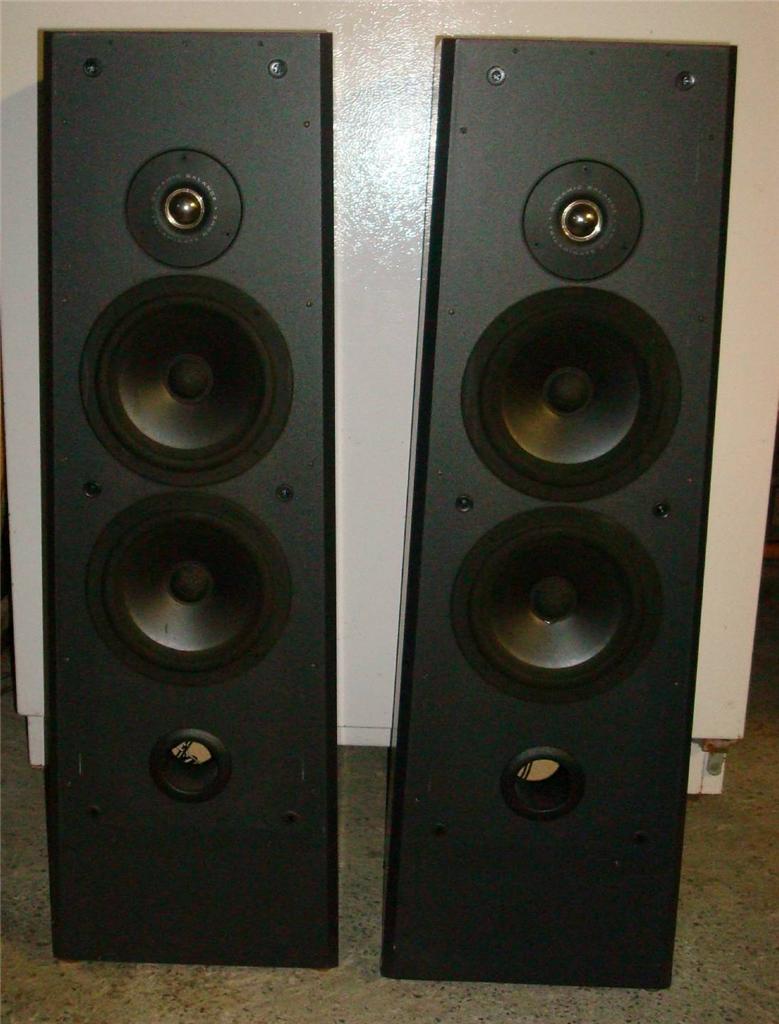 Polk Audio LS50 Speakers Vintage Floor Standing Towers, Test & Working