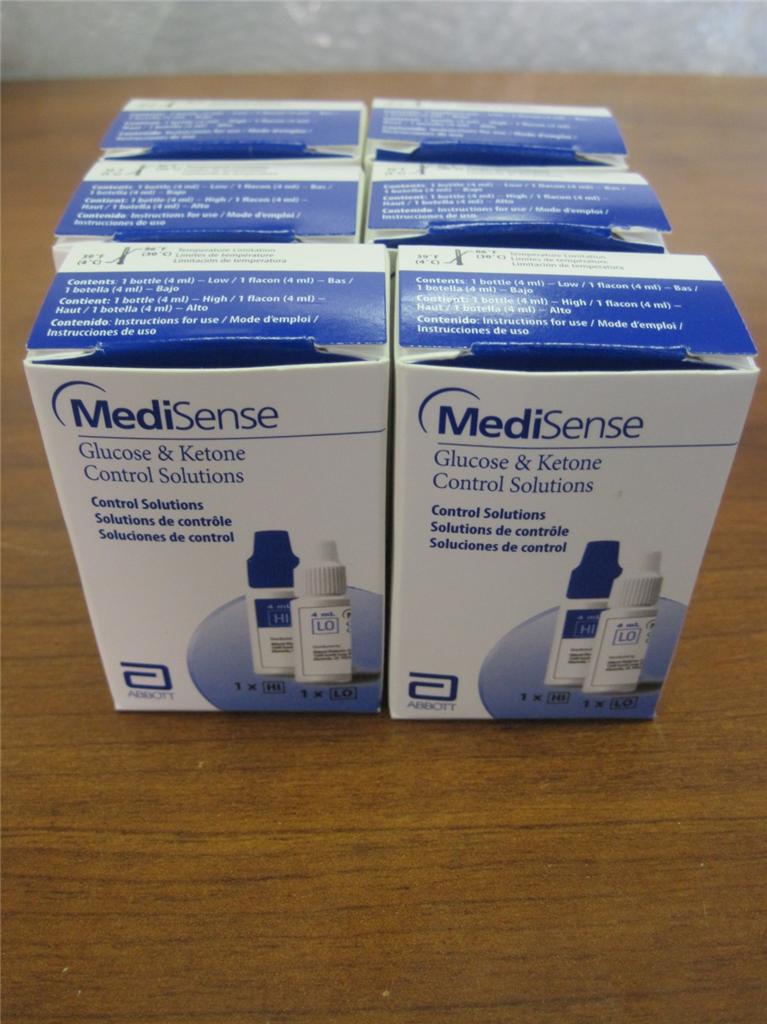 Abbott MediSense Glucose Ketone Control Solutions Ref 80139 05 eBay