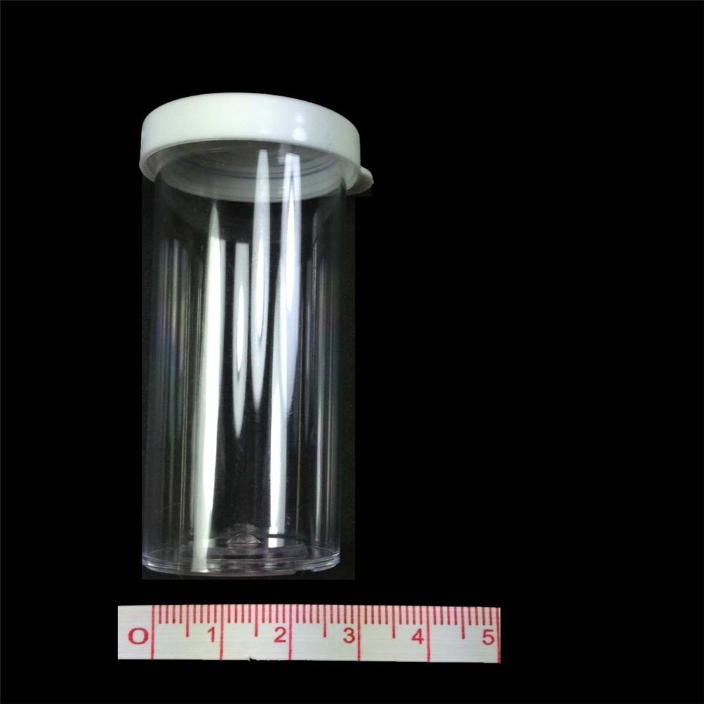 10x Clear Empty Pharmacy Medicine Container Jar Box Bottle Pill Tablet Pot Vial eBay