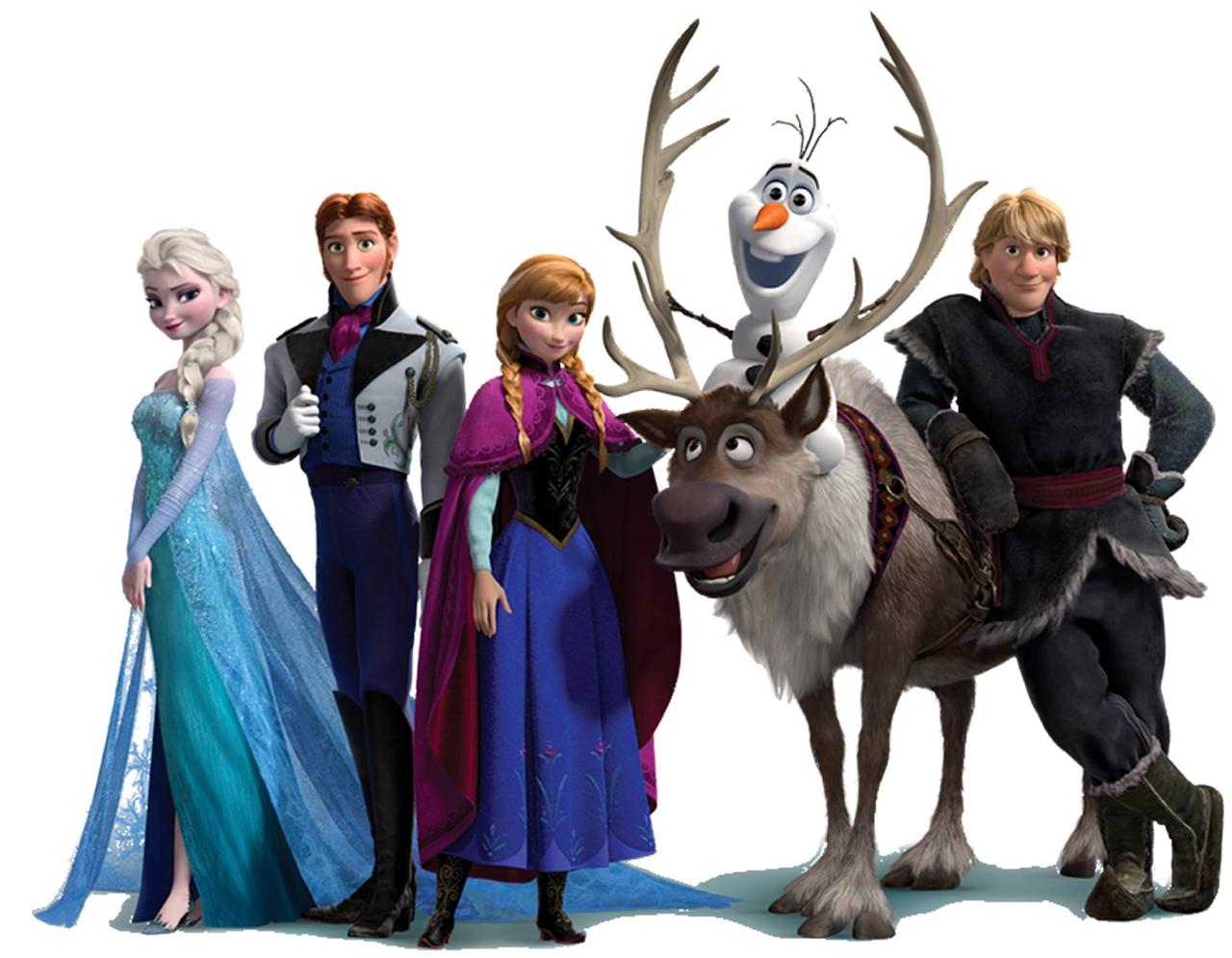 frozen hans kristoff anna sven