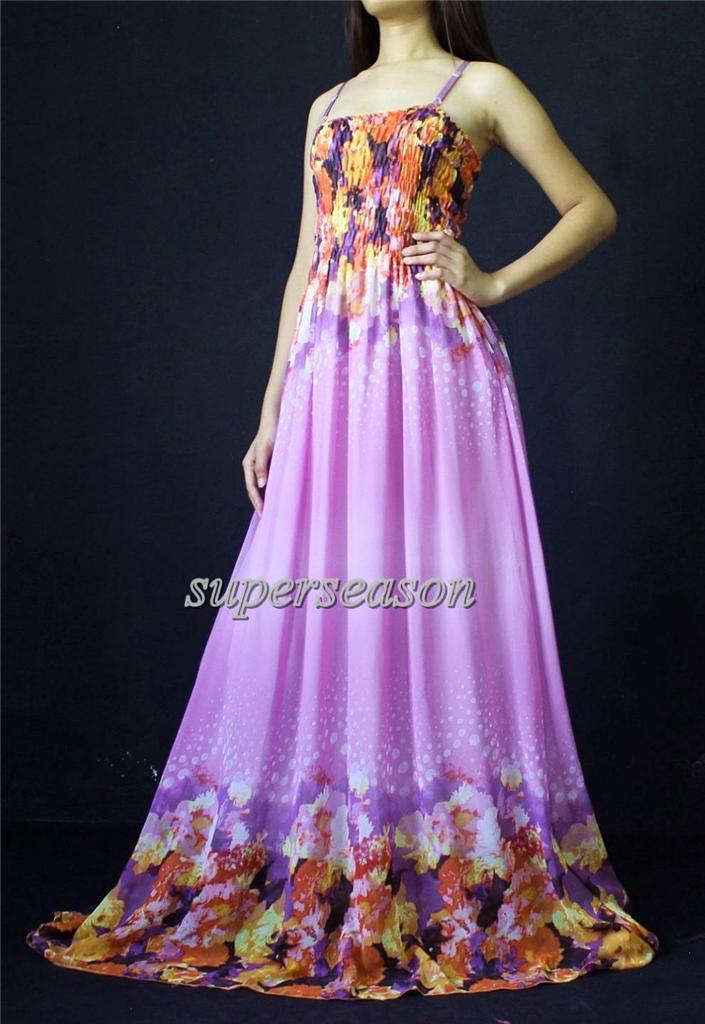 Details about Plus Size Dress Prom Wedding Party Maxi Maternity Summer ...