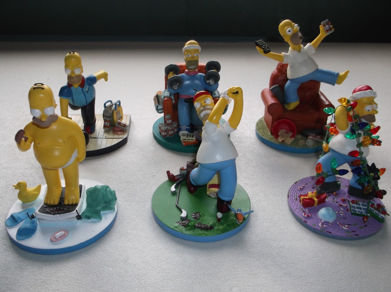 the simpsons limited edition figurine collection