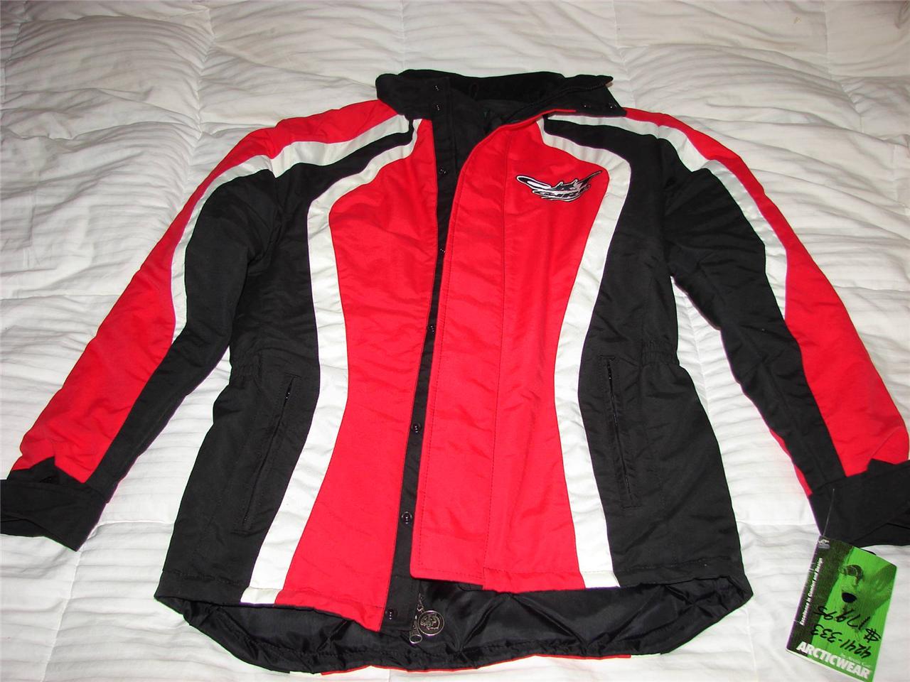 NEW WOMEN'S RED WINTER ARCTIC CAT GIRL ARCTICWEAR SNOWMOBILE JACKET