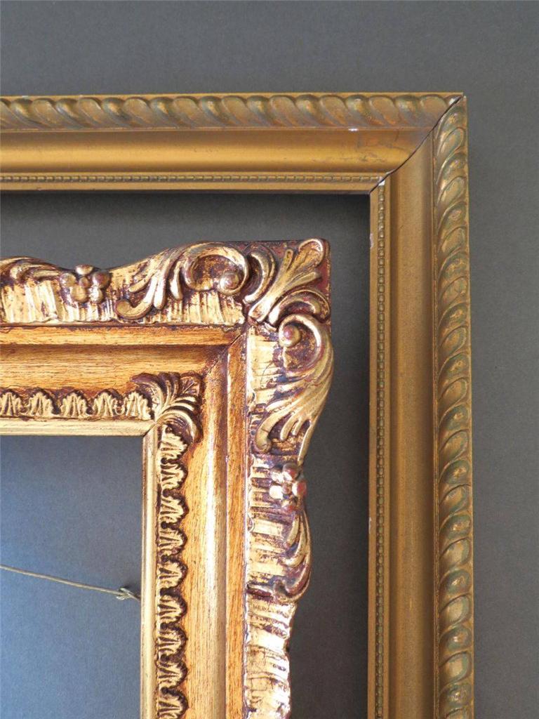 Vintage Gold Ornate Wood Art Deco Wall Photo Frames or Picture Frames