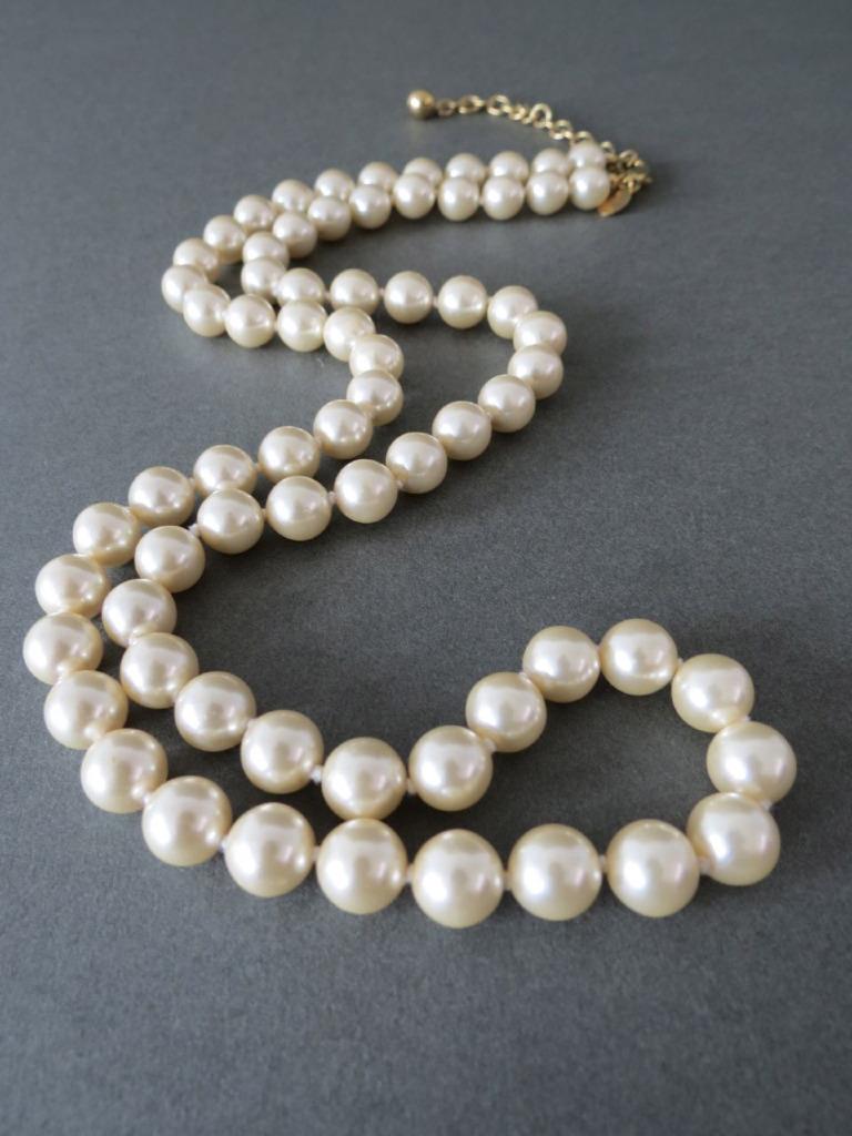 Vintage Joan Rivers Faux Pearl Necklace eBay