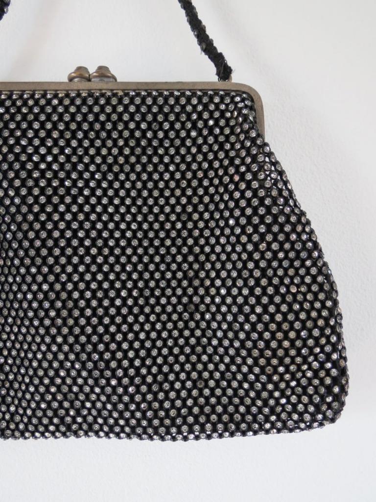 Vintage Art Deco Paste Evening Bag Handbag | eBay