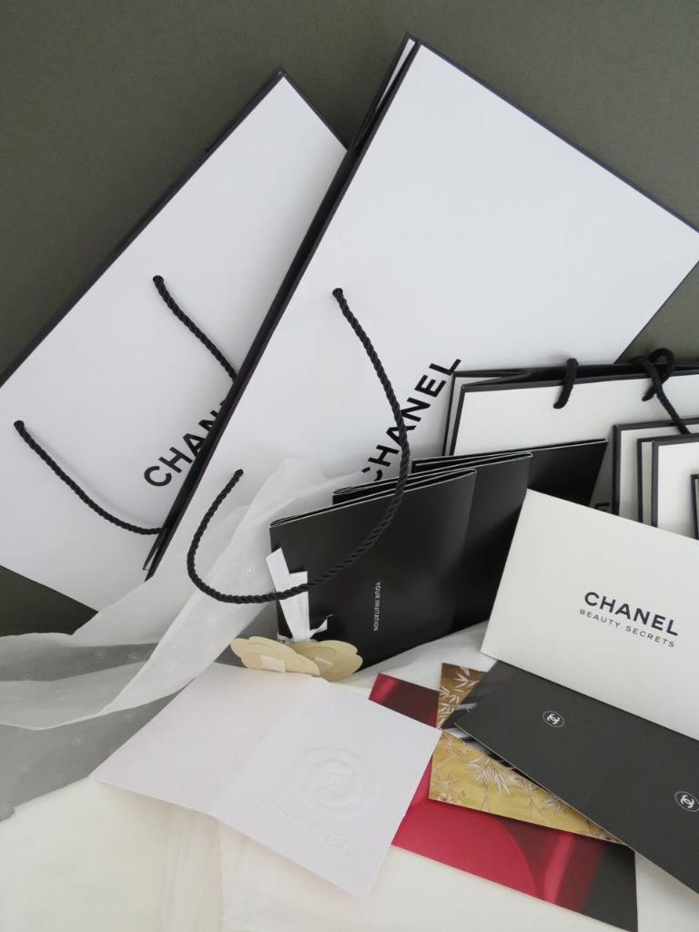 Chanel Gift Bags Chanel Paper Ribbon Chanel Flowers Job Lot