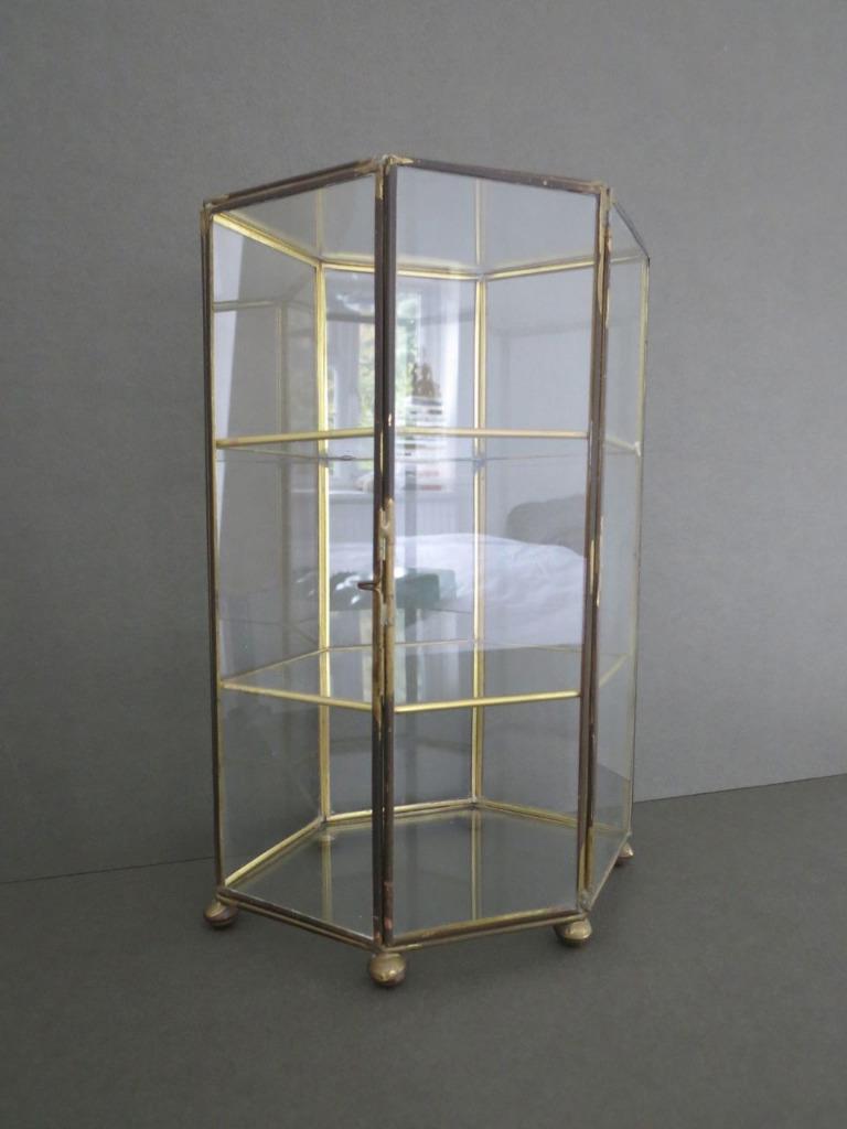 Vintage Table Top Glass Display eBay