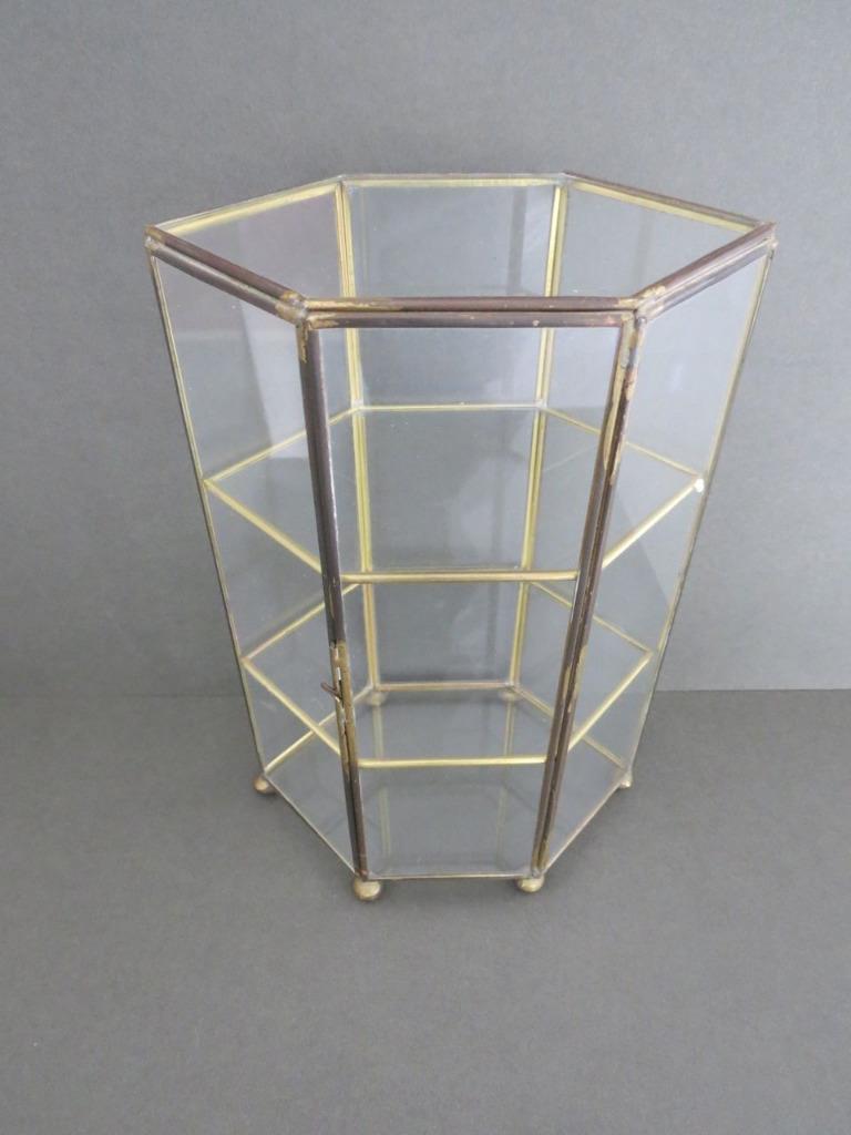 Vintage Table Top Glass Display eBay