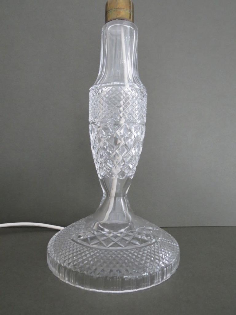 Vintage French Crystal Table Lamp Baccarat | eBay