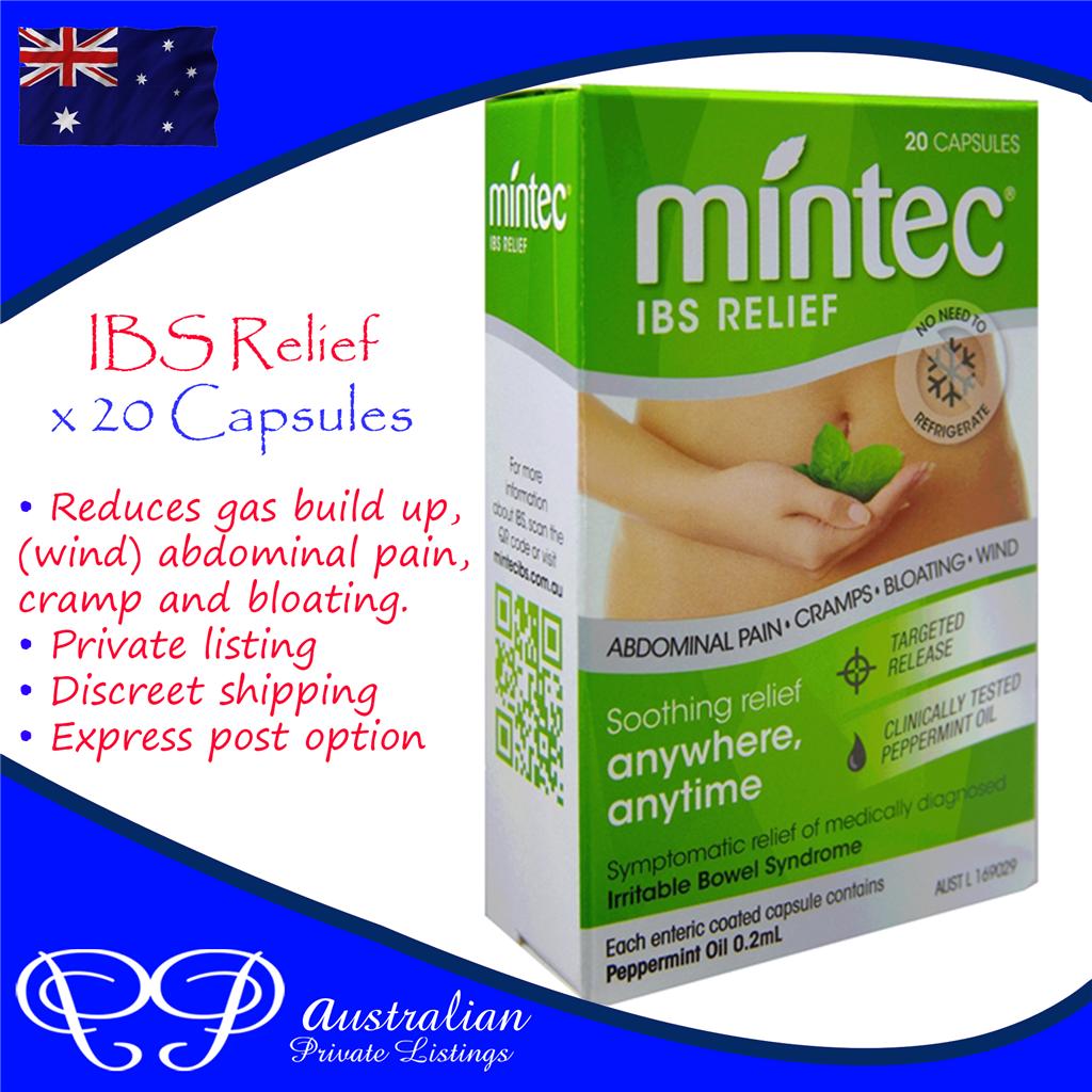 IBS Peppermint Oil Pills to reduce, prevent & stop Farting, Wind