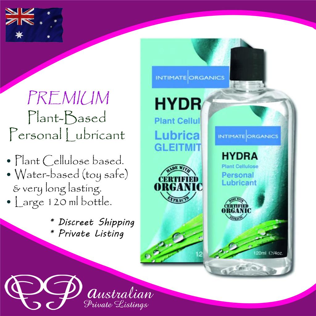 HYDRA Glycerin Free & Plant Based Natural Lubricant Lube Long Lasting
