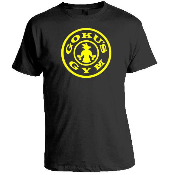 Goku's Gym T SHIRT Train Insaiyan DBZ