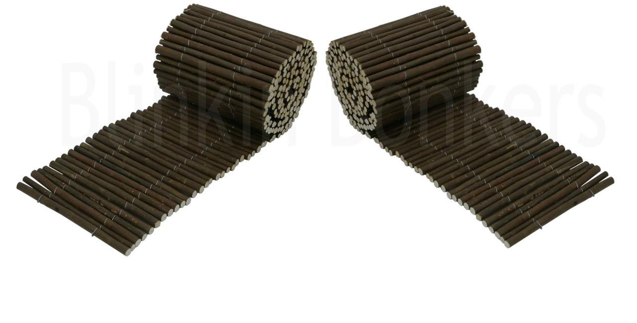 ROLL OF WILLOW LAWN EDGING WOODEN WOOD GARDEN GRASS PATH BORDER EDGE