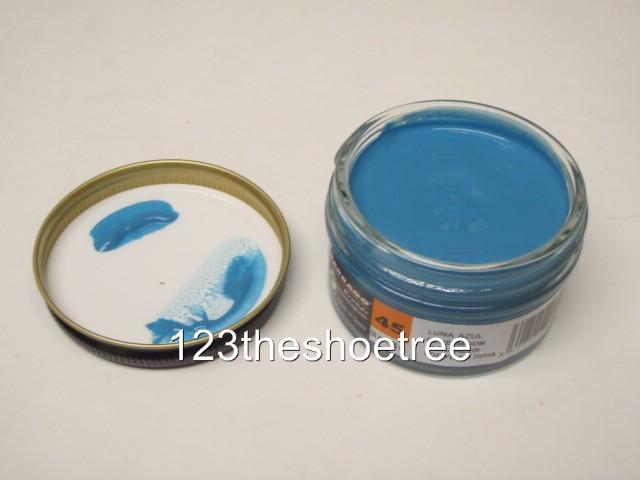 pale blue shoe polish