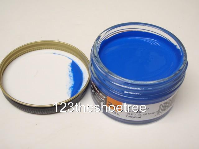 pale blue shoe polish