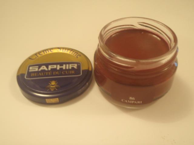 saphir leather polish