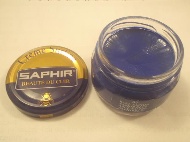 saphir leather polish