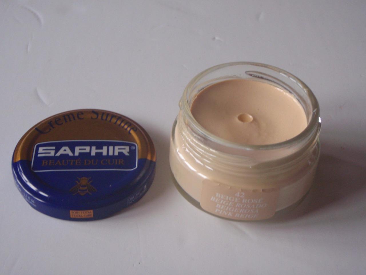 saphir leather polish