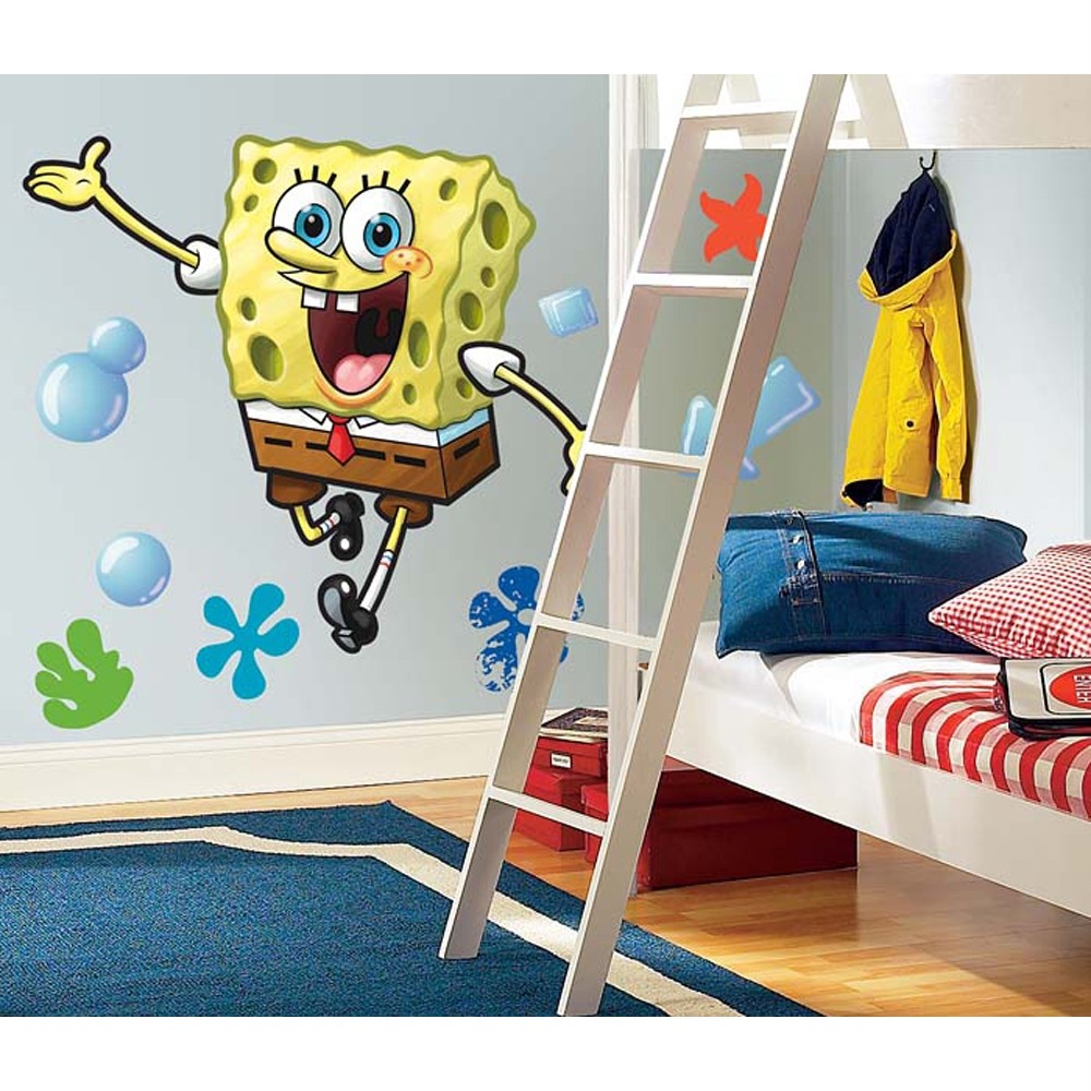 SPONGEBOB Big Wall Stickers LOOK! CHOOSE FROM 4 STYLES Room Decor Decals NEW eBay