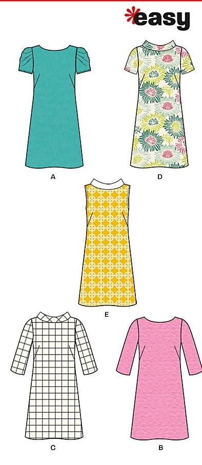 NEW LOOK 6145 Sewing Pattern Miss Ladies Womens Clothing Plus Shift