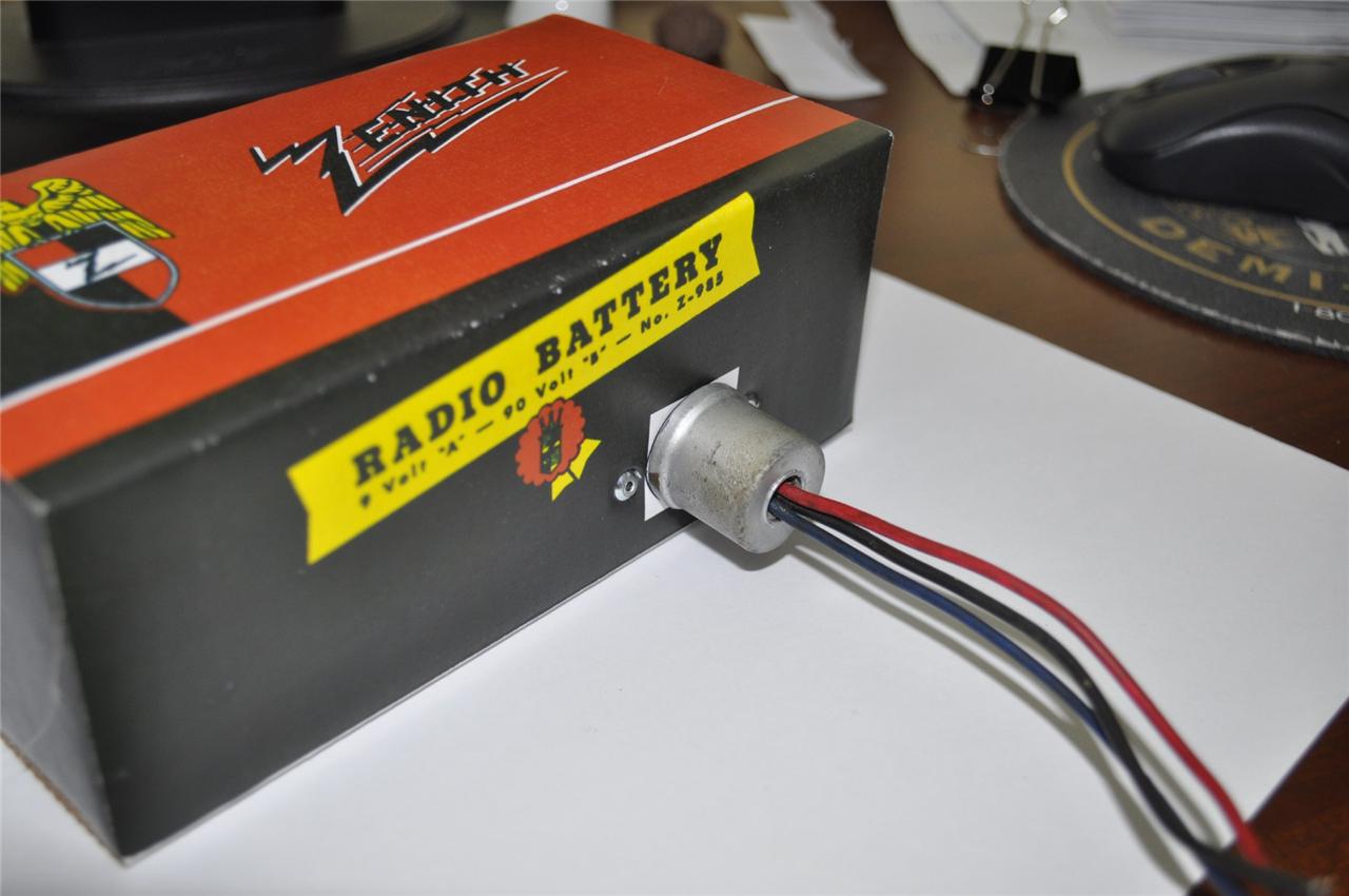 Zenith Trans Oceanic Battery Pack New Amp Imprroved Now with New Plug