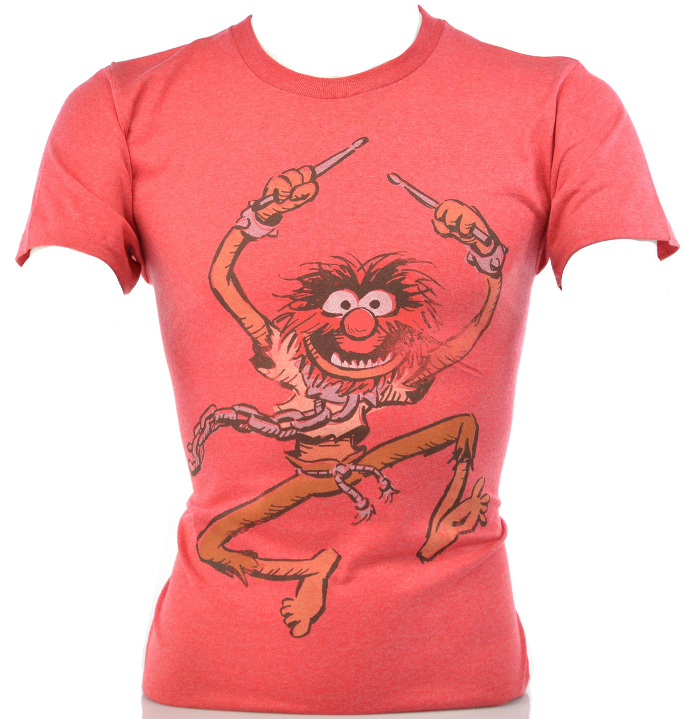 The Muppets Muppet Show Kermit Animal Men's Vintage TShirt Multiple